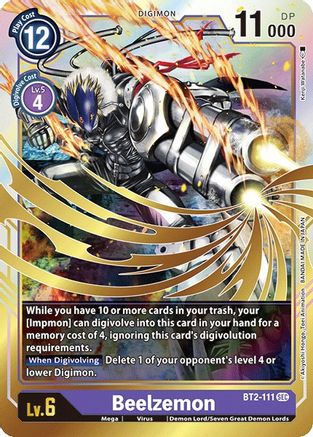 Beelzemon (BT2-111) [Release Special Booster] Foil - Deck Out Gaming