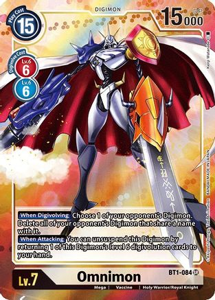 Omnimon (Alternate Art) (BT1-084) [Release Special Booster] Foil - Deck Out Gaming