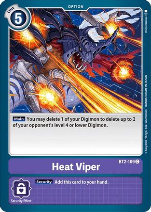 Heat Viper (BT2-109) [Release Special Booster] - Deck Out Gaming