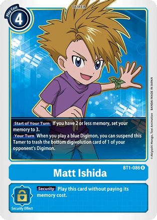 Matt Ishida - BT1-086 (BT1-086) [Release Special Booster] - Deck Out Gaming