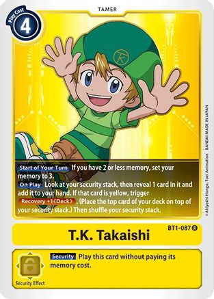 T.K. Takaishi (BT1-087) [Release Special Booster] - Deck Out Gaming