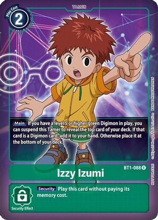 Izzy Izumi (Box Topper) (BT1-088) [Release Special Booster] Foil - Deck Out Gaming