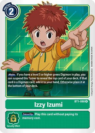 Izzy Izumi (BT1-088) [Release Special Booster] - Deck Out Gaming