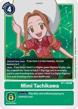 Mimi Tachikawa - BT1-089 (BT1-089) [Release Special Booster] - Deck Out Gaming