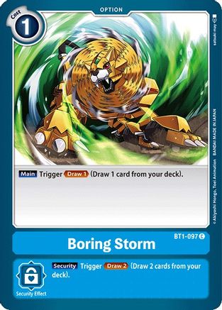 Boring Storm (BT1-097) [Release Special Booster] - Deck Out Gaming