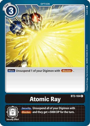 Atomic Ray (BT2-104) [Release Special Booster] - Deck Out Gaming