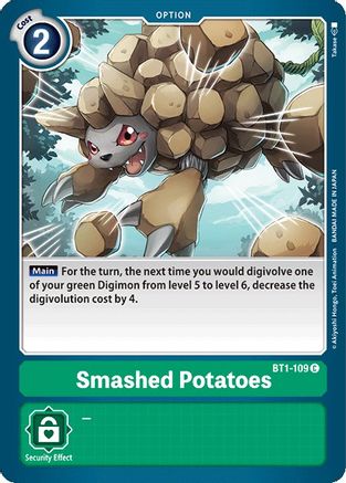 Smashed Potatoes (BT1-109) [Release Special Booster] - Deck Out Gaming