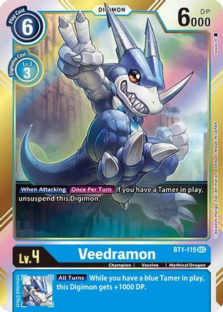 Veedramon (Secret Rare) (BT1-115) [Release Special Booster] Foil - Deck Out Gaming