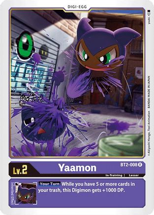 Yaamon (BT2-008) [Release Special Booster] - Deck Out Gaming