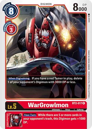 WarGrowlmon (BT2-017) [Release Special Booster] - Deck Out Gaming