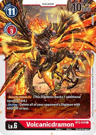 Volcanicdramon (BT2-018) [Release Special Booster] - Deck Out Gaming