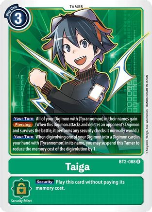 Taiga (BT2-088) [Release Special Booster] - Deck Out Gaming