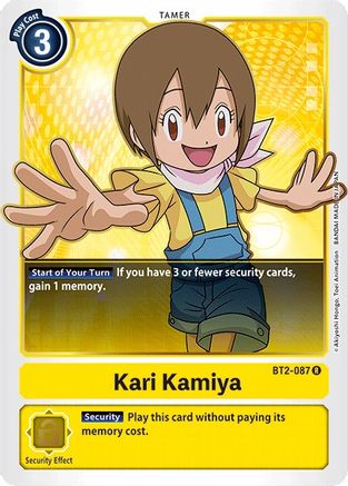 Kari Kamiya (BT2-087) [Release Special Booster] - Deck Out Gaming