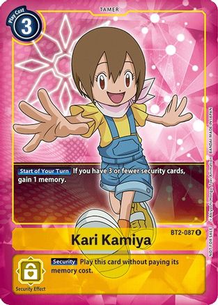 Kari Kamiya (Box Topper) (BT2-087) [Release Special Booster] - Deck Out Gaming