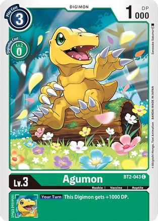 Agumon - BT2-043 (BT2-043) [Release Special Booster] - Deck Out Gaming