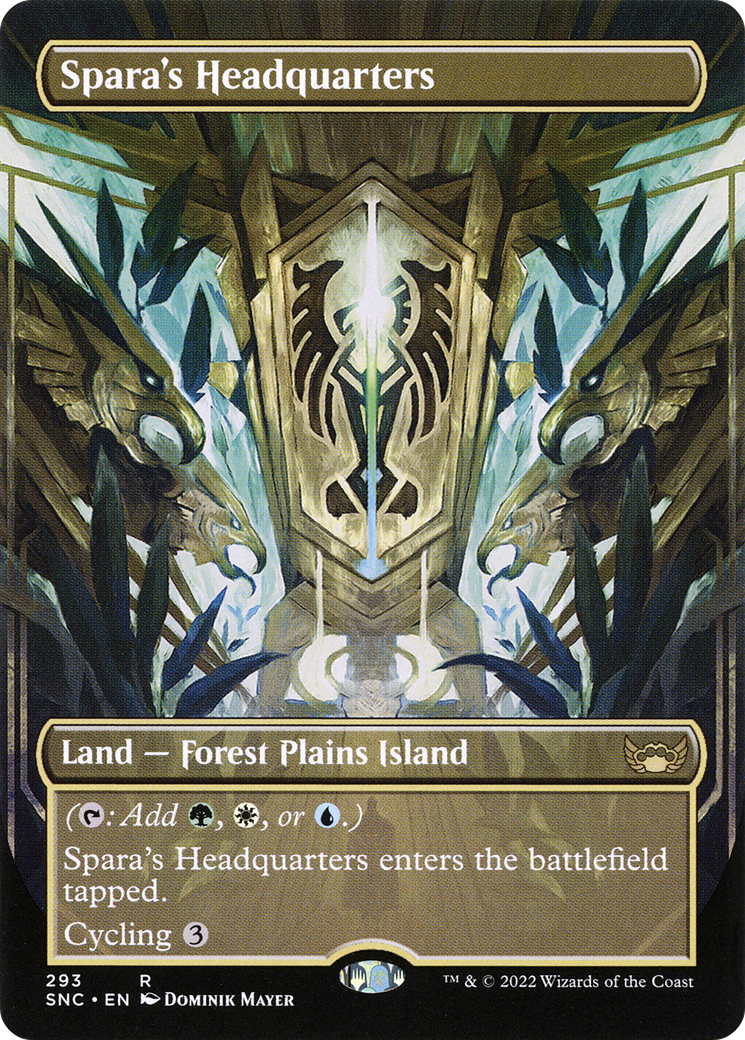 Spara's Headquarters (Borderless) (293) [Streets of New Capenna] foil - Deck Out Gaming