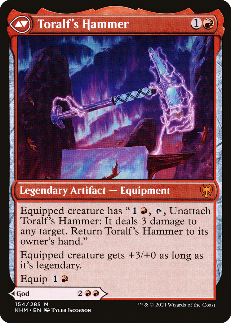 Toralf, God of Fury (154) [Kaldheim] - Deck Out Gaming
