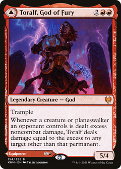 Toralf, God of Fury (154) [Kaldheim] - Deck Out Gaming