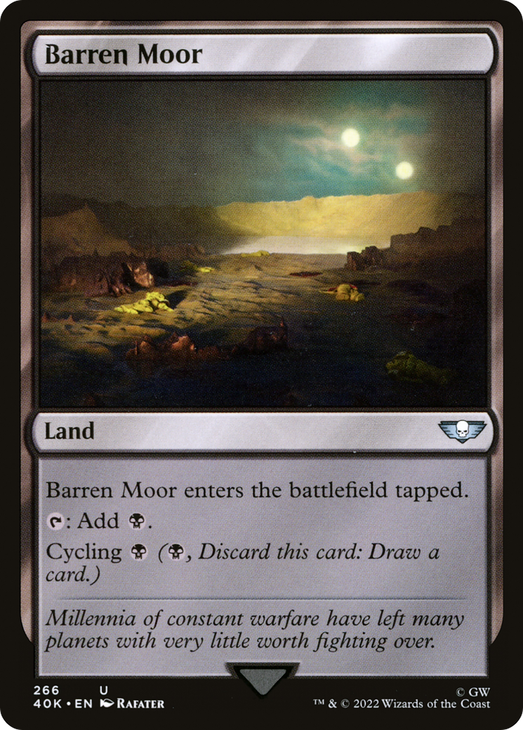 Barren Moor (266) [Warhammer 40,000 Commander] - Deck Out Gaming