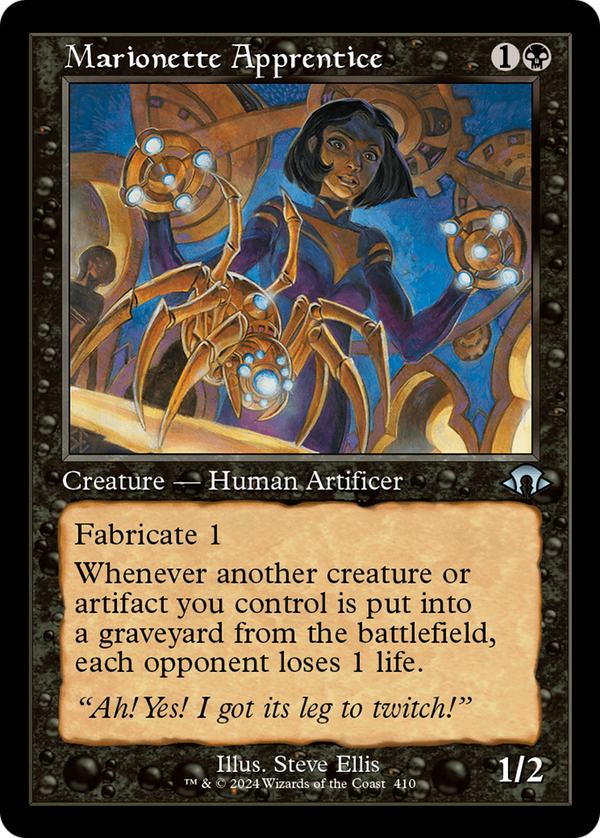 Marionette Apprentice (Retro Frame) (410) [Modern Horizons 3] - Deck Out Gaming