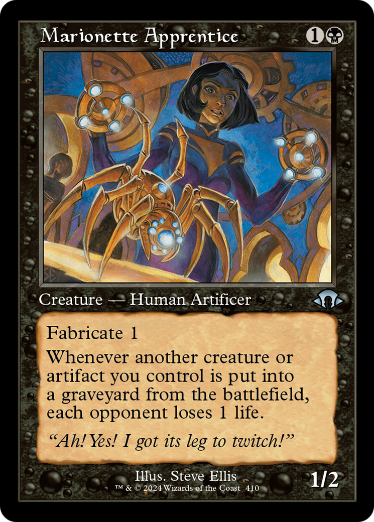 Marionette Apprentice (Retro Frame) (410) [Modern Horizons 3] - Deck Out Gaming