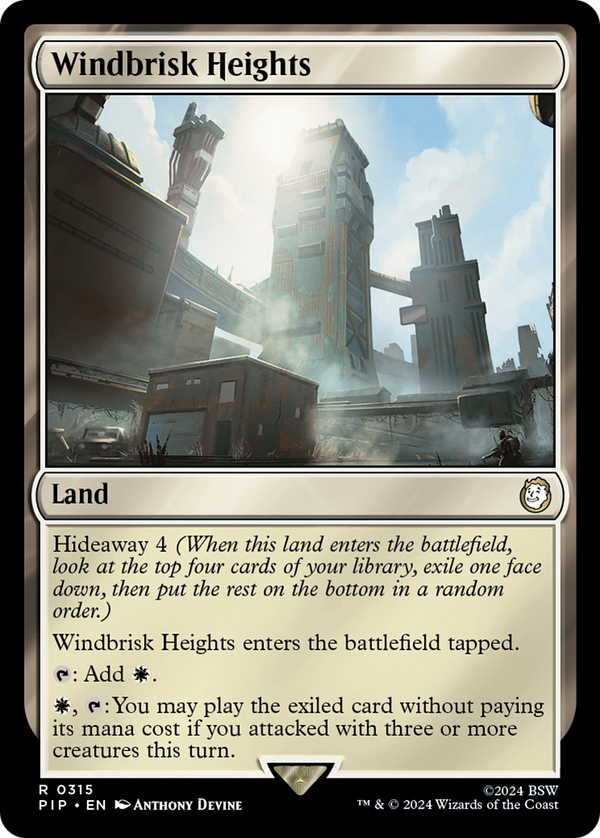 Windbrisk Heights (315) [Fallout] foil - Deck Out Gaming