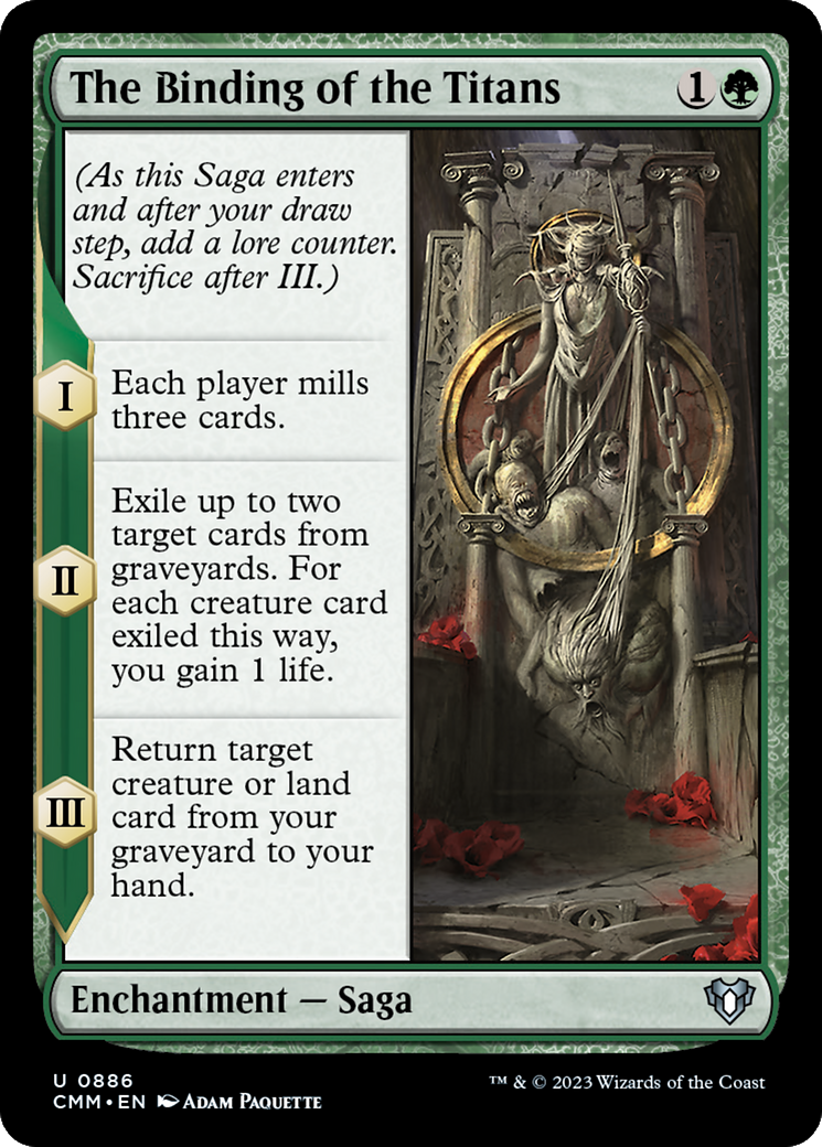 The Binding of the Titans (886) [Commander Masters] - Deck Out Gaming