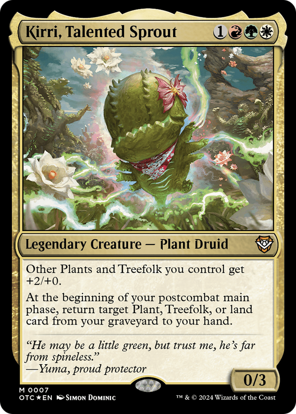 Kirri, Talented Sprout (7) [Outlaws of Thunder Junction Commander] foil - Deck Out Gaming