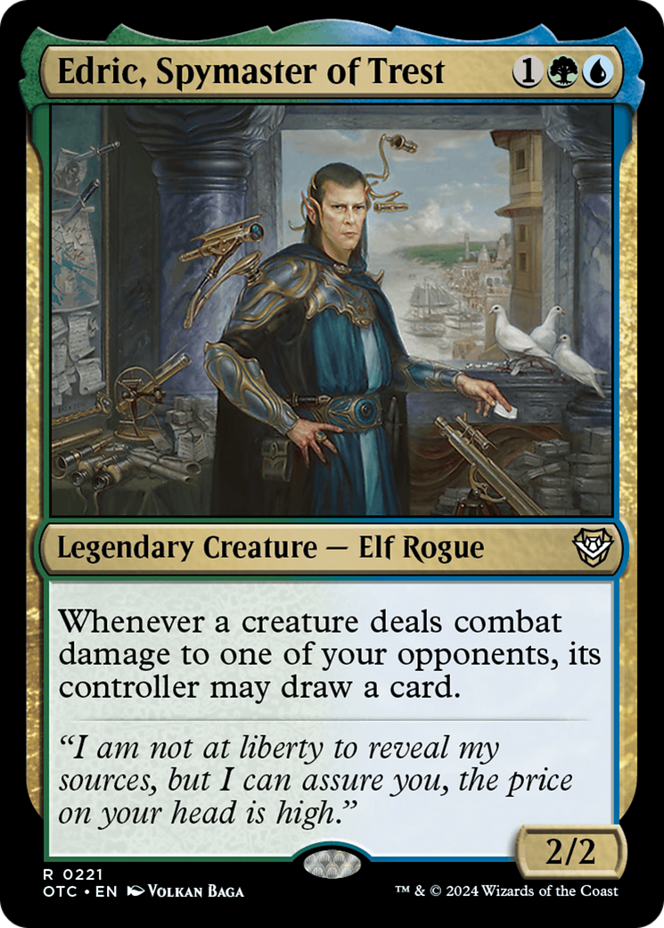 Edric, Spymaster of Trest (221) [Outlaws of Thunder Junction Commander] - Deck Out Gaming