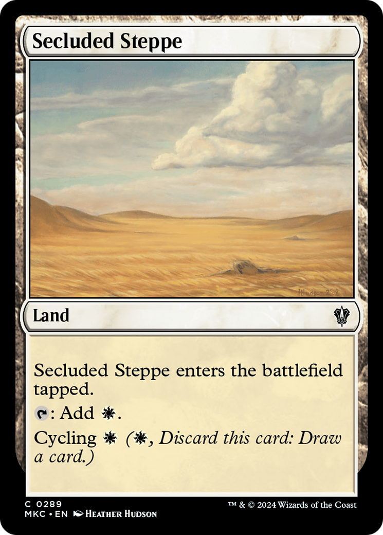 Secluded Steppe (289) [Murders at Karlov Manor Commander] - Deck Out Gaming