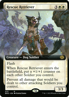 Rescue Retriever (Extended Art) (373) [The Brothers' War] - Deck Out Gaming