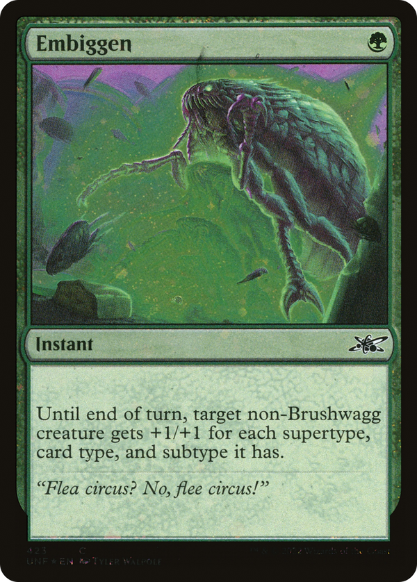 Embiggen (Galaxy Foil) (423) [Unfinity] foil - Deck Out Gaming