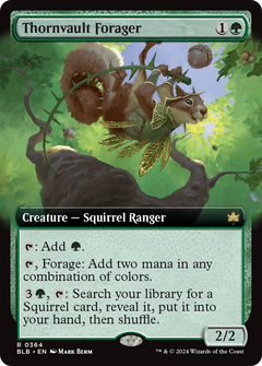 Thornvault Forager (Extended Art) (364) [Bloomburrow] - Deck Out Gaming