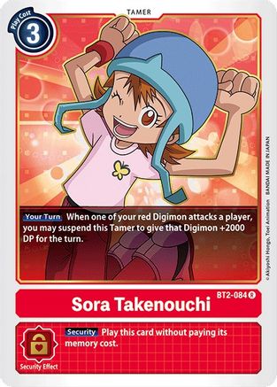 Sora Takenouchi (BT2-084) [Release Special Booster] - Deck Out Gaming