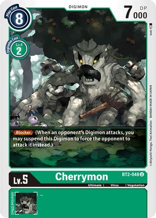 Cherrymon (BT2-048) [Release Special Booster] - Deck Out Gaming