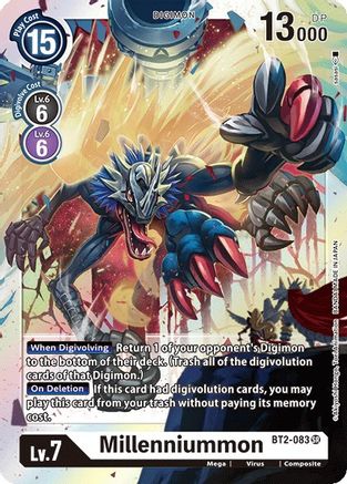 Millenniummon (BT2-083) [Release Special Booster] Foil - Deck Out Gaming