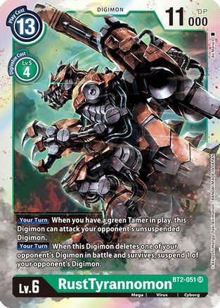 RustTyrannomon (BT2-051) [Release Special Booster] Foil - Deck Out Gaming