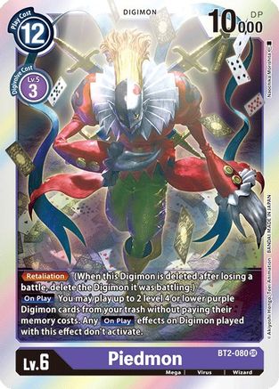 Piedmon (BT2-080) [Release Special Booster] Foil - Deck Out Gaming