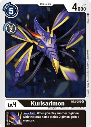 Kurisarimon (BT2-059) [Release Special Booster] - Deck Out Gaming