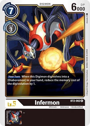 Infermon (BT2-062) [Release Special Booster] - Deck Out Gaming