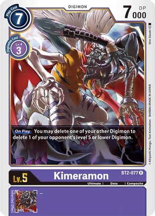 Kimeramon (BT2-077) [Release Special Booster] - Deck Out Gaming