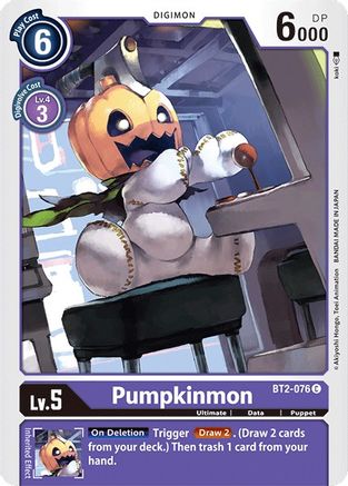 Pumpkinmon (BT2-076) [Release Special Booster] - Deck Out Gaming