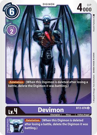 Devimon (BT2-074) [Release Special Booster] - Deck Out Gaming