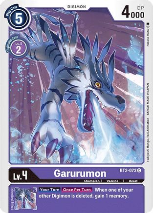 Garurumon - BT2-073 (BT2-073) [Release Special Booster] - Deck Out Gaming