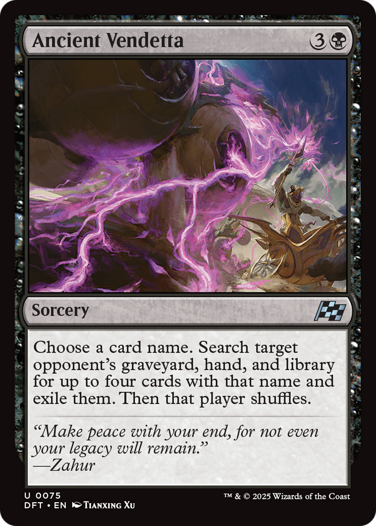 Ancient Vendetta (75) [Aetherdrift] - Deck Out Gaming