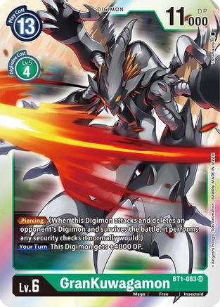 GranKuwagamon (BT1-083) [Release Special Booster] Foil - Deck Out Gaming