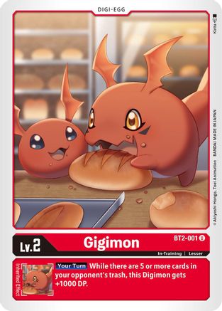 Gigimon (BT2-001) [Release Special Booster] - Deck Out Gaming