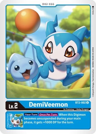 DemiVeemon - BT2-002 (BT2-002) [Release Special Booster] - Deck Out Gaming