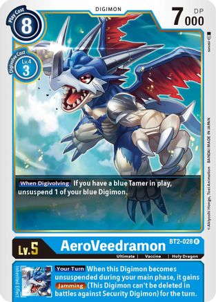 AeroVeedramon (BT2-028) [Release Special Booster] - Deck Out Gaming