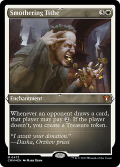 Smothering Tithe (Foil Etched) (473) [Commander Masters] foil - Deck Out Gaming